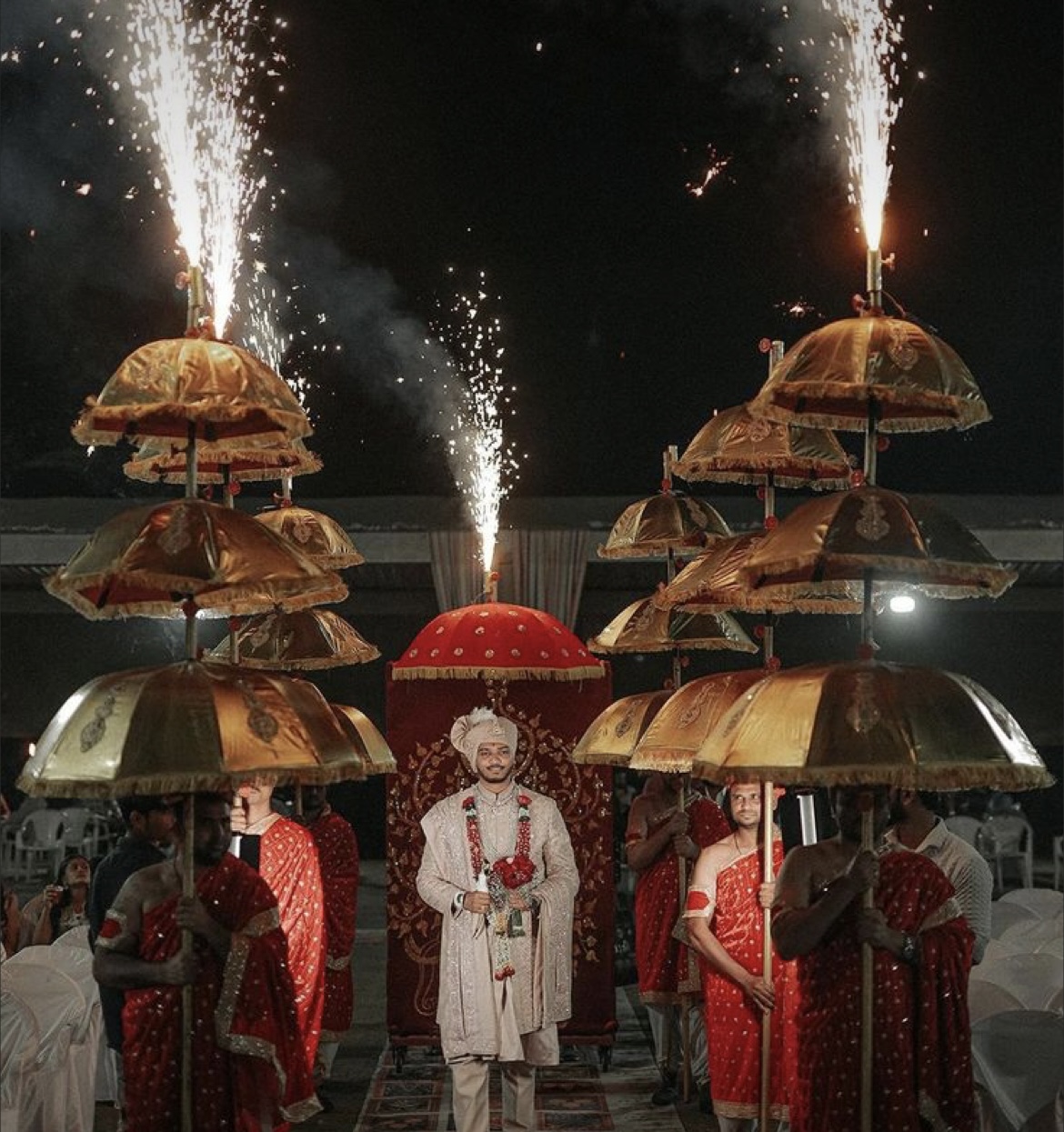 Groom And Bride Entry
