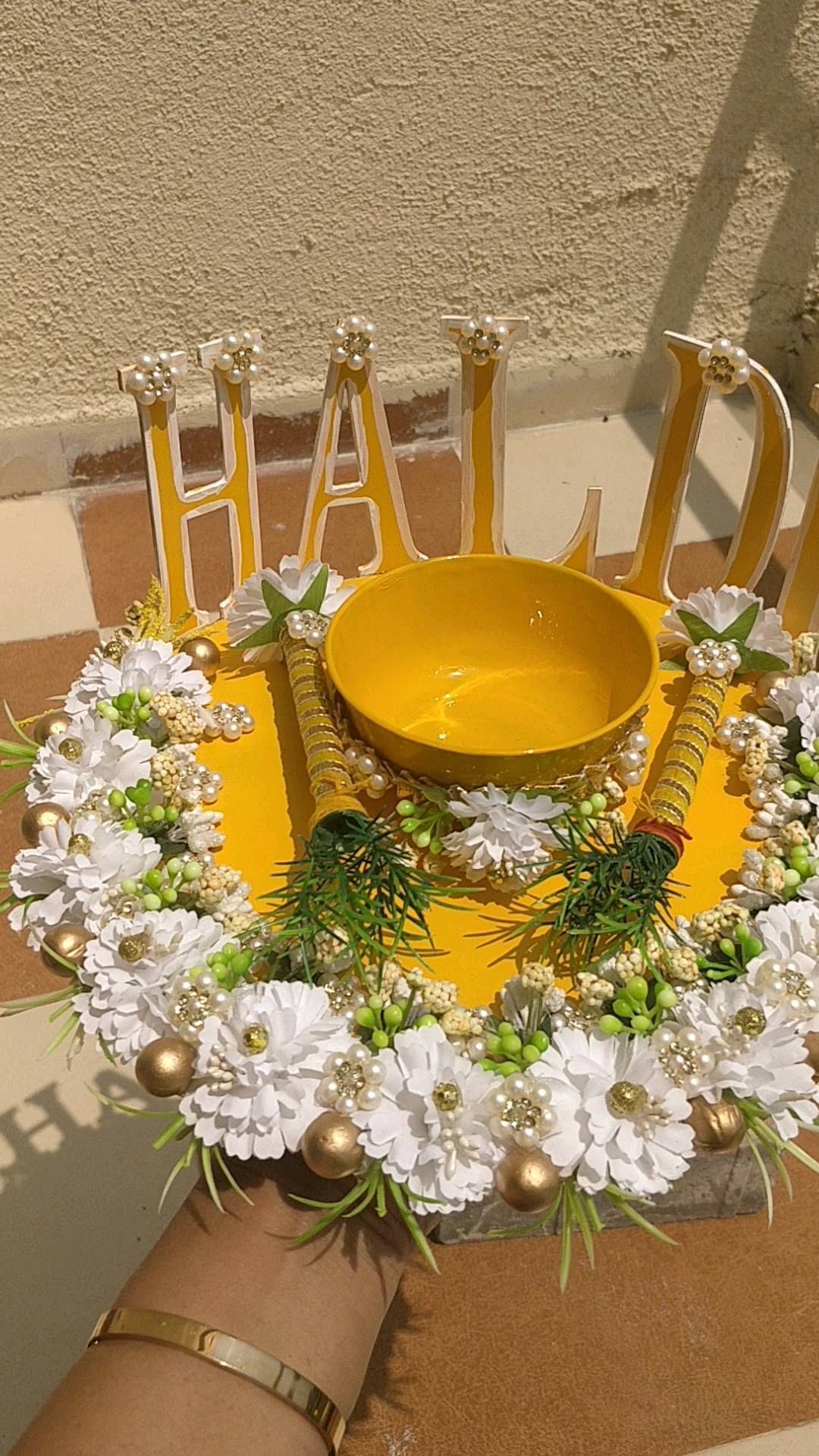 aHaldi Mehendi Platter